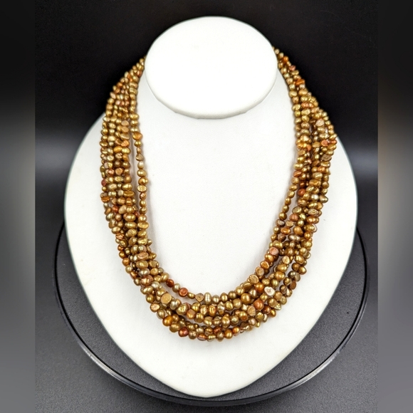 Silpada Jewelry Retired Silpada Multistrand Real Pearl Necklace